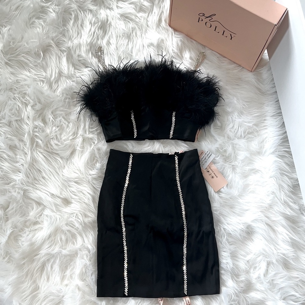 Black Skirt Set